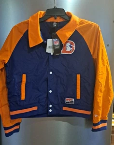 Women's New Era Royal Denver Broncos Coaches Raglan Full-Snap Jacket - Picture 1 of 12