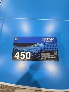 Brother TN450 Genuine High Yield Toner Cartridge Black - New Sealed - Zdjęcie 1 z 6
