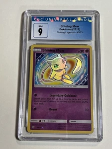Pokemon TCG  Shining Mew Shining Legends Holo Rare 40/73 CGC 9 Mint - Picture 1 of 2