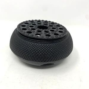 Calentador de tetera japonés de hierro fundido negro Hobnail Tetsubin Teology - Imagen 1 de 13