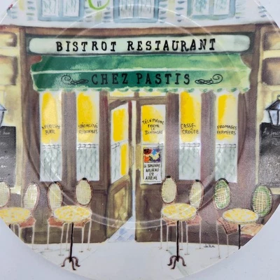 Revol France Bistrot Restaurant Chez Pastis Plate Decorative Display - Image 1 of 4