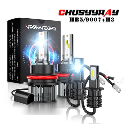 LED Headlights + Fog Lights Bulbs FOR Ford F350 1994 1995 1996 1997 Super Duty - Image 1 of 4