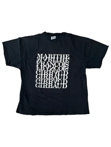 Vintage 90er Marithe Francois Girbaud T-Shirt Herren One Gr. XL Schwarz 90s Hip Hop - Bild 1 von 11