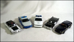 Set of 5 Road Champs Assorted Police Series Police Cars 1:43 #Z955 - Picture 1 of 10