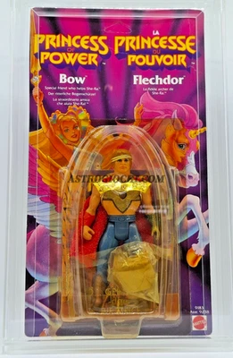 PRINCESS OF POWER BOW FLECHDOR VINTAGE 1984 NEW IN BOX MISB + CASE RIGIDO - Immagine 1 di 4