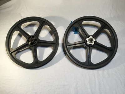 Vintage 1980’s Original Skyway Tuff Wheel ll BMX Bike Rims 20” Black Old School - Image 1 of 4