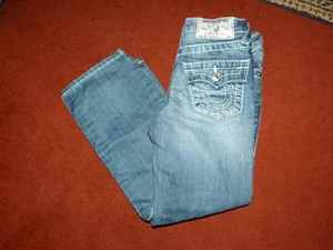 Jeans bambina VERA RELIGIONE taglia 6 Ricky Natural Big T 100% COTONE - Foto 1 di 2