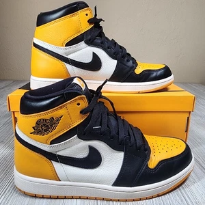 Nike Air Jordan 1 Retro Alto OG Taxi Amarillo Para Hombre Talla 10 555088-711 - Imagen 1 de 9