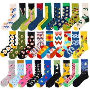 Unisex Mens Women Colourful Socks - Picture 1 of 9