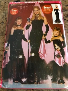 🌷BUTTERICK #5723 - MOTHER - DAUGHTER & BARBIE SHOWGIRL DANCE COSTUME PATTERN FF - Picture 1 of 2