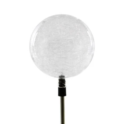 Solarlampe Solarleuchte mit Kugel LED 3-farbig 80 cm Kunststoff Edelstahl Garten - Bild 1 von 4