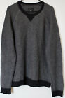 Vince Mens Knitted Pullover Sweater Size: XL Gray Wool Cashmere Long Sleeve