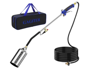 Kit quemador de malezas con antorcha de propano, alto rendimiento 1.800.000 BTU con bolsa de almacenamiento, 10 pies - Imagen 1 de 9