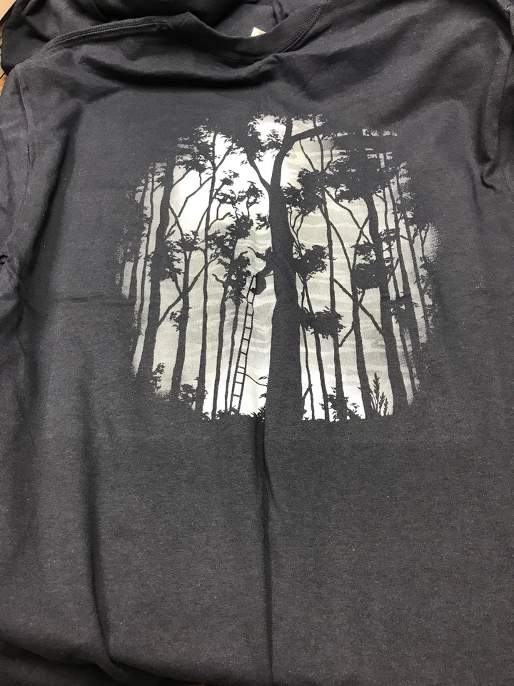 Camiseta de tiro manga larga para hombre azul marino talla XL Foto 1 de 4