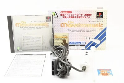 Sony PS1 The Maestro Music w/Box Spine Conductor's Stick Controller Tested Japan - Image 1 of 4