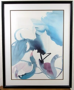 Litografía Peter Kitchell Arte Moderno "Límite Humano B" Enmarcada y Enmarañada 41x33 - Imagen 1 de 5