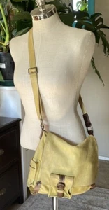 Cécile Jeanne Paris yellow leather hobo bag - Picture 1 of 12