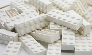 LEGO BRICKS 10 x WHITE 2x6 Pin - From Brand New Sets Sent in a Clear Sealed Bag - Picture 1 of 5