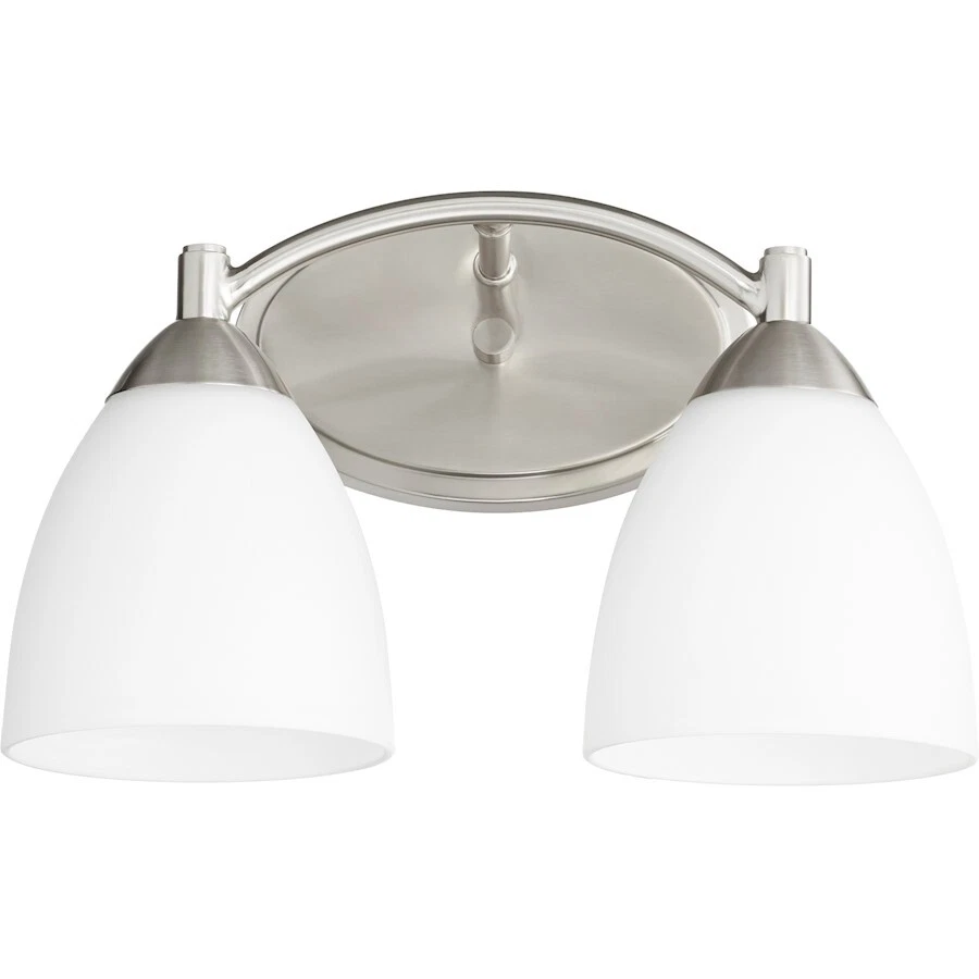 Tocador Quorum Barkley 2 luces, níquel satinado - 5069-2-65 Foto 1 de 1