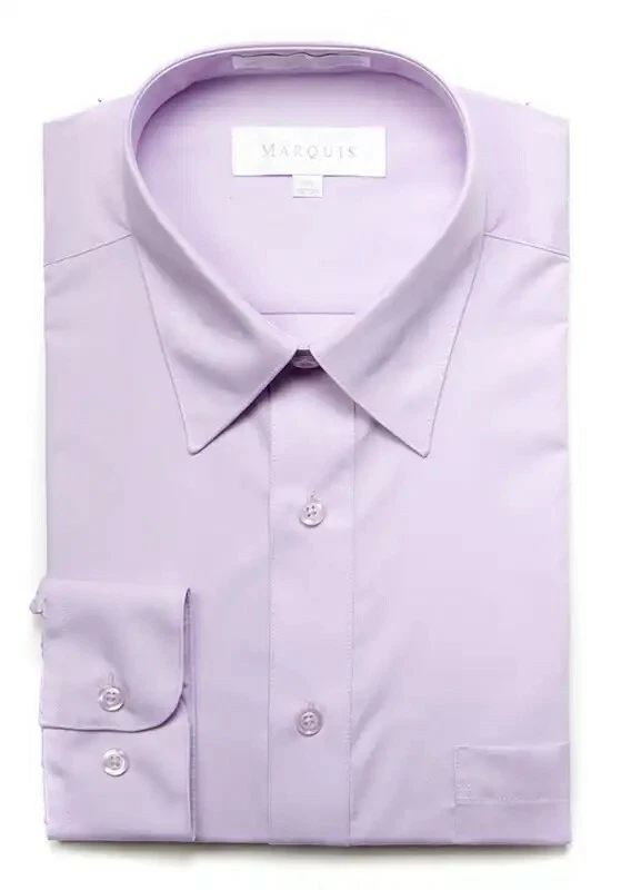 Camisa de vestir básica para hombre lila S 14 1/2 32-33 Marquis Foto 1 de 1