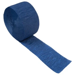Creative Converting 078137 81' Navy Blue Streamer Paper - 12/Case - Picture 1 of 1