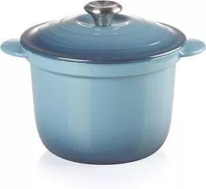 Le Creuset Cocotte Every 20 Rice Pot 20cm 2.8L Cast Iron Marine Blue Japan NEW - Picture 1 of 7