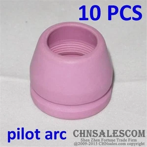10 PCS SG-55 AG-60 High Frequency AIR Plasma Cutter Pilot Arc Torch SHIELD CUP - Picture 1 of 1