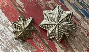 Par de insignias de plata esterlina de teniente coronel LTCOL rango Amico de la Segunda Guerra Mundial - Imagen 1 de 4
