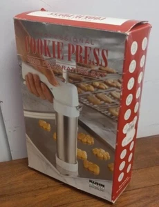 COOKIE PRESS DECORATING PRESS SET BY” KUHN RIKON PROFESSIONAL” - Picture 1 of 2