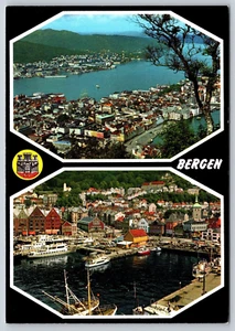 Postcard Bergen Norway - Picture 1 of 2