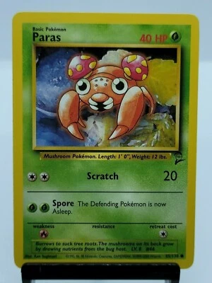 Pokemon TCG Card Paras 85/130 Common Base Set 2 1999 WOTC Vintage - Image 1 of 2