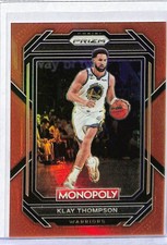 2022-23 Panini Prizm Monopoly Klay Thompson Orange Prizm /124