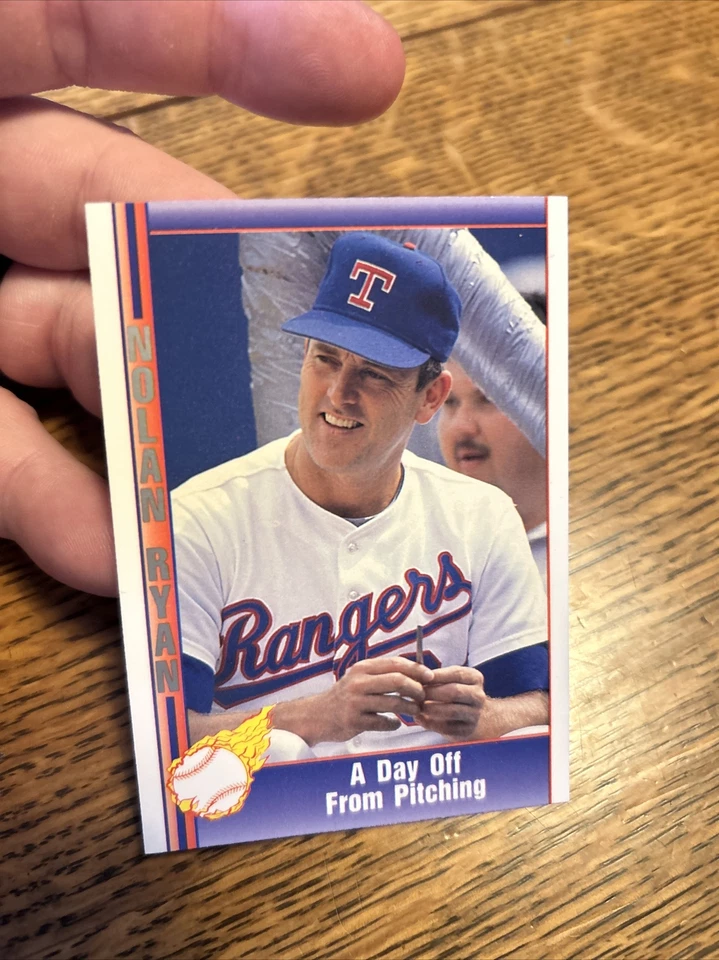 1991 PACIFIC NOLAN RYAN TEXAS EXPRESS I DAY OFF FROM PITCHING- (n) - Image 1 of 1
