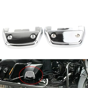 Passenger Footboard Floorboard Covers for Harley Touring Road King Glide Softail - Picture 1 of 9