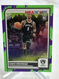 2023-24 Panini NBA Haunted Hoops Dariq Whitehead RC - Green Slime Parallel #238 - Picture 1 of 2