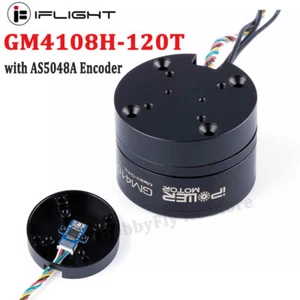 Motor cardán iFlight iPower GM4108H-120T con codificador AS5048A/motor de carcasa de aluminio - Imagen 1 de 8