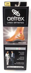 Lynco Orthotics aetrex Women's Dress Series L500 W05 Arch Support - Size 5 - Picture 1 of 7