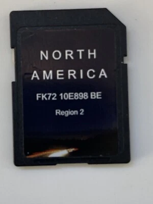 LAND ROVER/JAGUAR NAVIGATION SD CARD FK72 10E898 BE REGION 2 NORTH AMERICA OEM🟠 - Image 1 of 4