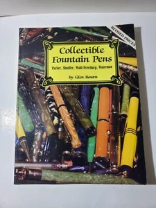 Collectible Fountain Pens By Glen Bowen Paperback Book (C) 1986 - Picture 1 of 2