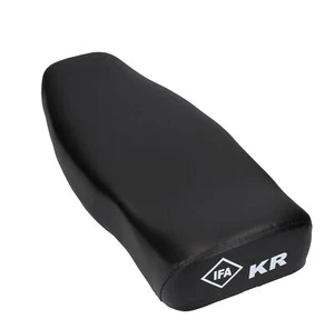 kmx24 Sitzbank glatt passt an Simson KR51 SR4-2, -3, -4 Logo KR schwarz - Bild 1 von 5