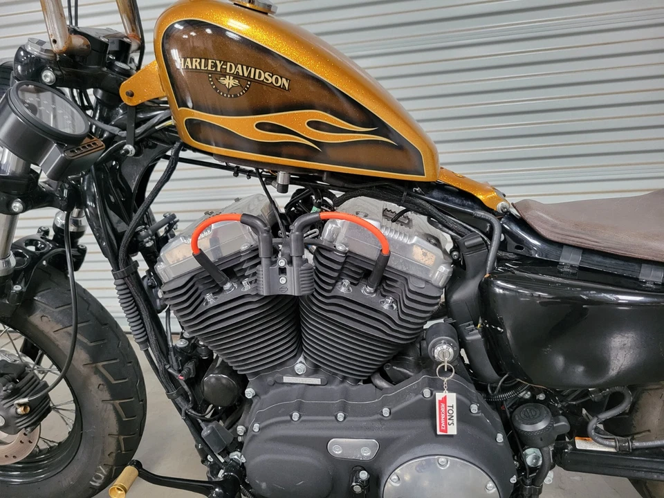 Harley Davidson Sportster 48 72 883 1200 Bobina de encendido Llave Reubicación Soporte 07 Foto 1 de 3