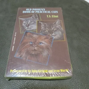 OLD POSSUM'S BOOK OF PRACTICAL CATS Cassette T.S. Eliot Poetry Factory Sealed. - Picture 1 of 5