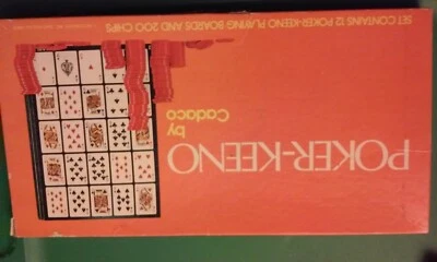 Vintage Cadaco Poker-Keeno Party Game No.340. Complete With Chips &12 Cards 71' - Image 1 of 3