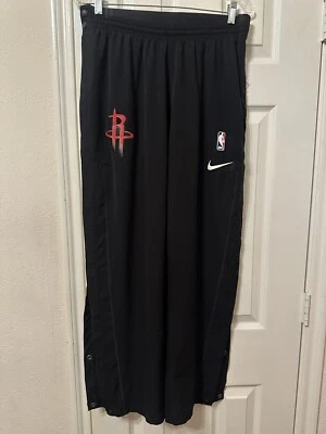 Calça de basquete Nike NBA Houston Rockets GAME ISSUE flexível térmica rasgar G - Imagem 1 de 4