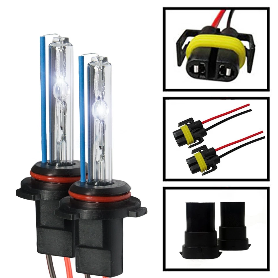 Two HID Kit 's Xenon Light Replacement Bulb H4 H7 H11 9006 H1 H3 880 5202 9145 - Image 1 of 4
