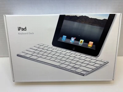 Apple iPad Keyboard & Dock Model A1359 MC533LL/B 1st Gen 1 2 3 New Sealed 2010 - Image 1 of 4