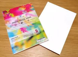 Pegatina imprimible láser de inyección de tinta con láser de inyección de tinta A4 blanco mate impermeable HQ - Imagen 1 de 11
