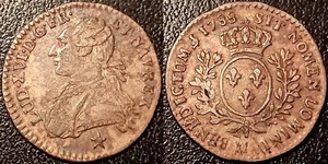 Louis XVI - 1/10 Silver Ecu With Olive Branches 1788 MA, Marseille TTB! - Picture 1 of 1
