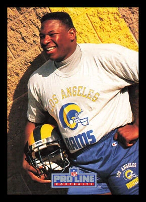 Jackie Slater #101 1991 Pro Line Portraits Los Angeles Rams - Image 1 of 2