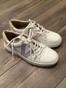 Vionic Simasa Sneaker weiß Plateau pastellfarben Leder & Nubuk Gr. 8 / 39 - Bild 1 von 11